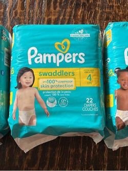 Huggiesq Little Swimmers  Size 3 & 4.  Pampers swaddlers size 4 & 5  $6 Each