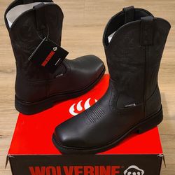 Wolverine Work Boots Size 8.5 For Men
