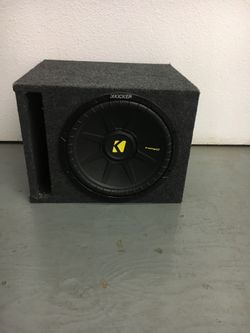 12” Kicker Comp S Subwoofer 🔊