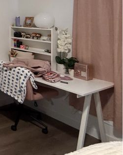 Large white desk