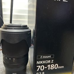 Nikkor Z 70-180 F/2.8 Excellent Condition