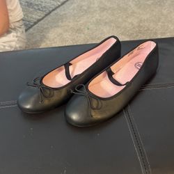 Girls Black Flats