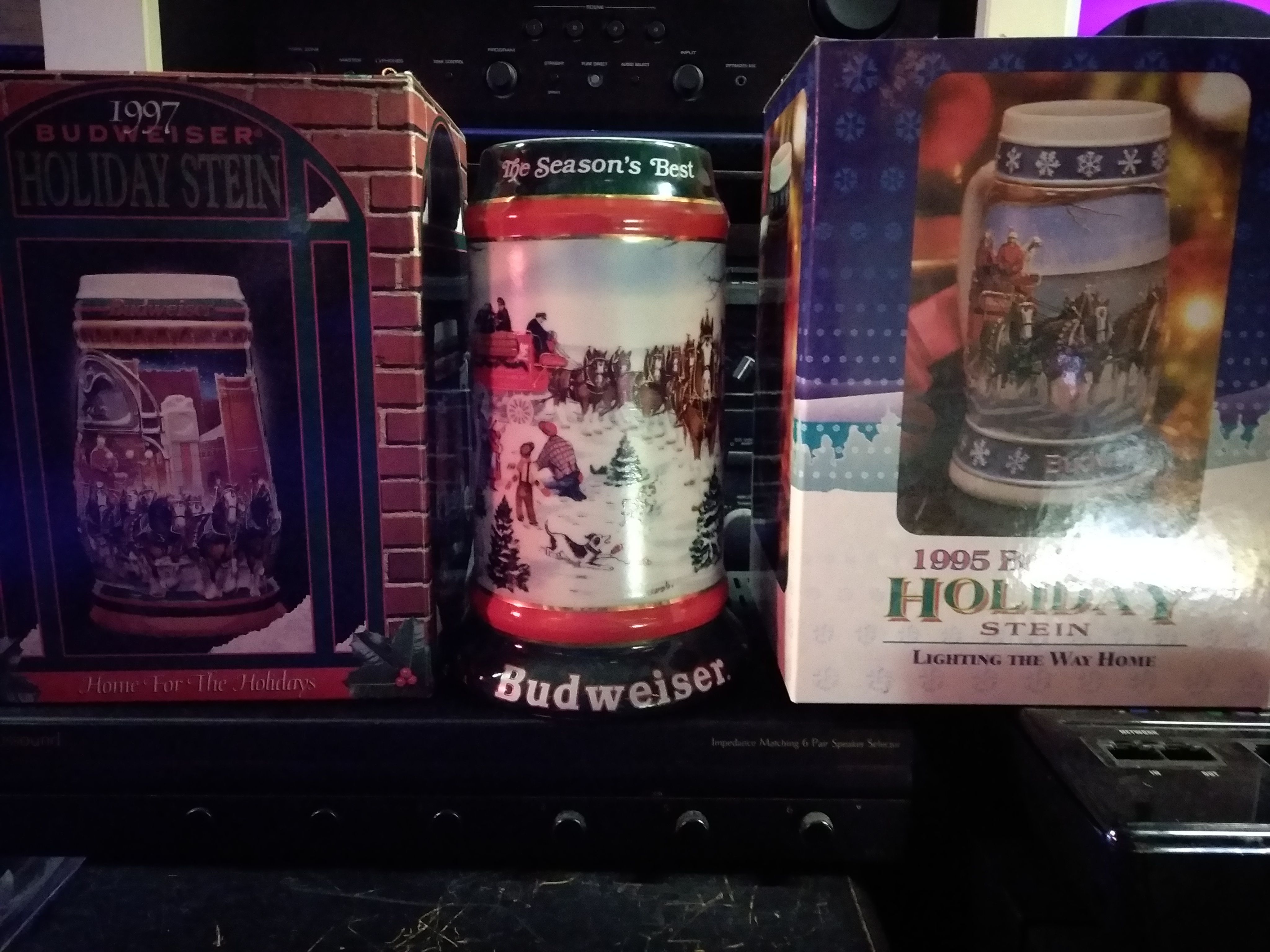 Budweiser mugs $5 ea