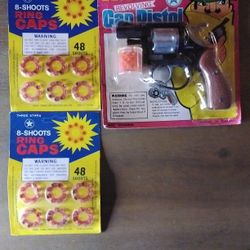 Old Cap Gun And Caps