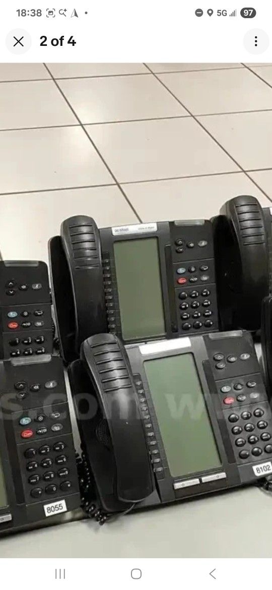 Mitel 5320 e IP Phones (13) & Controller Processor