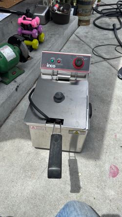 Winco electric single well deep fryer