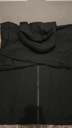 Black Adult small wind breaker jacket