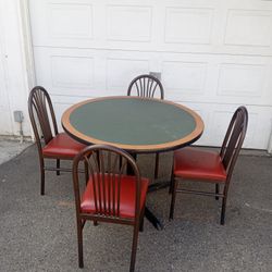 TABLE AND FOUR  CHAIRS 