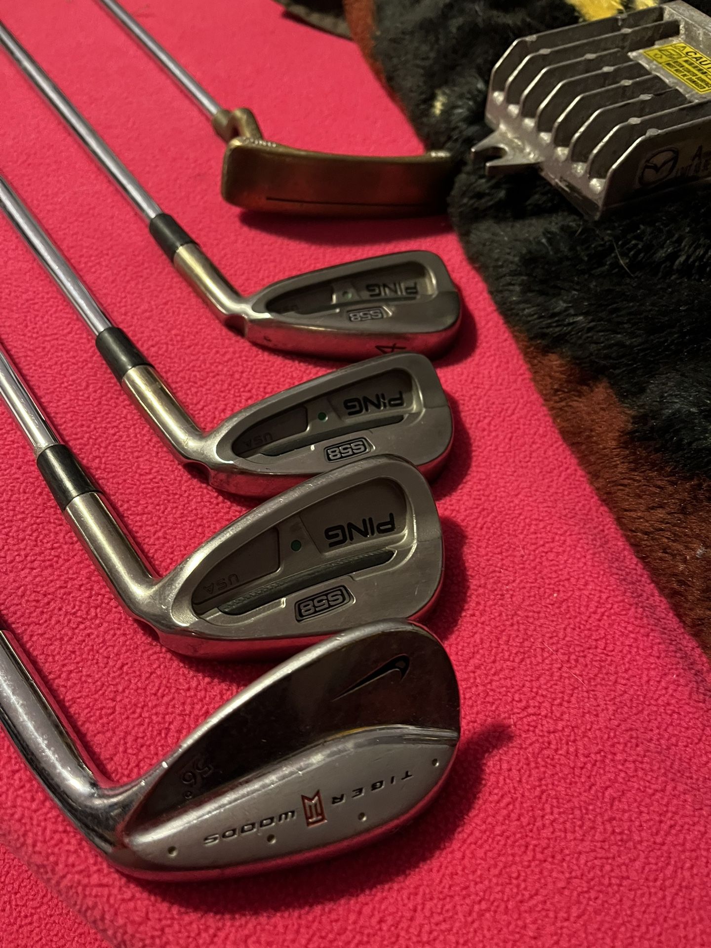 Ping S58 Golf Clubs And Putter