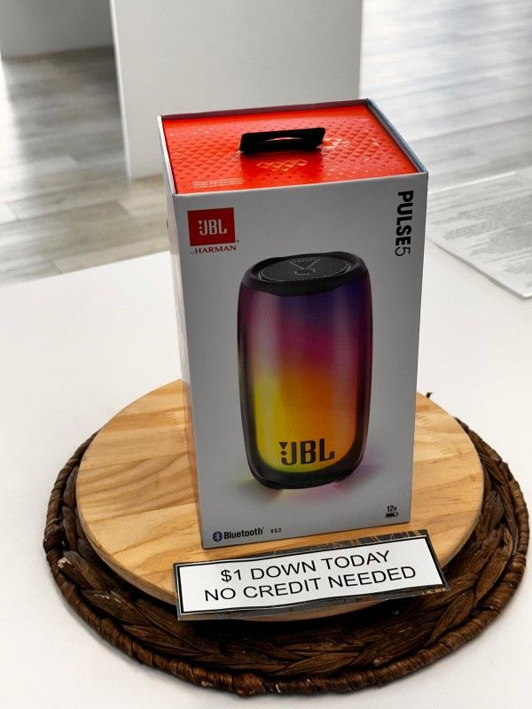JBL Pulse 5 Bluetooth Speaker - Pay $1 Today To Take It Home And Pay The Rest Later! 