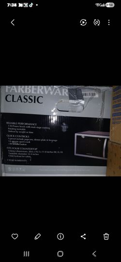 New stainless steel microwave