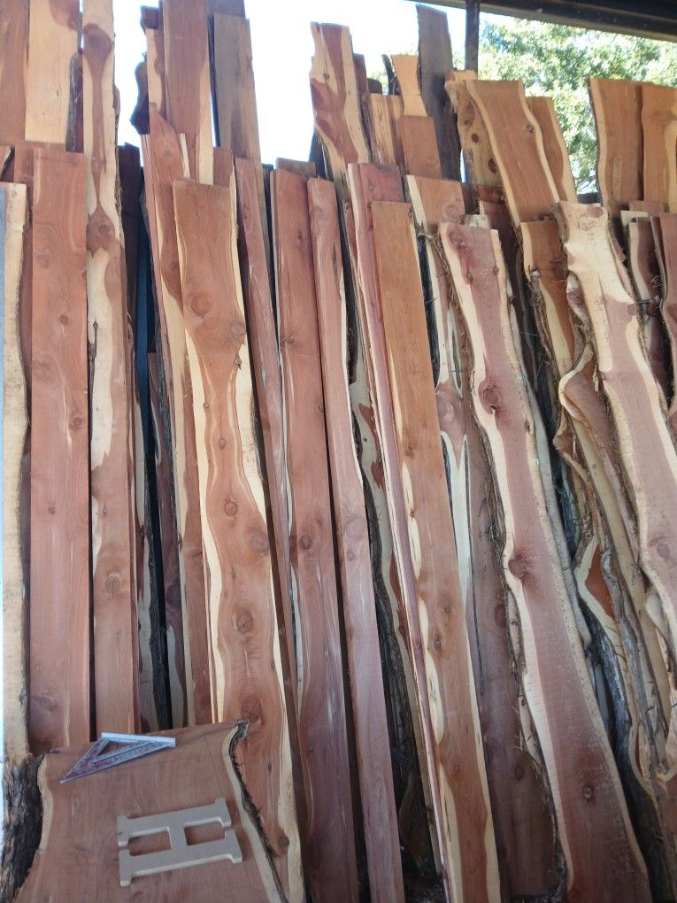 RED CEDAR SLABS AND MORE
