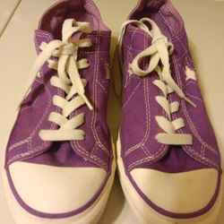 Women's Converse One Star Purple Sneakers Size 7 1/2