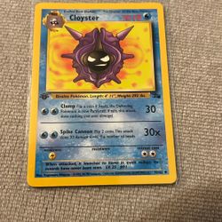 Pokemon Cloyster 1st Edition 