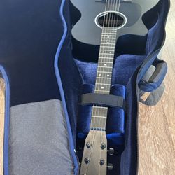 Martin X Series Style Special GPC Black HPL Left-Handed Acoustic-Electric Guitar Black