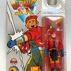 Bionic 6 Action figure Erik MOC Vintage 80's Sealed
