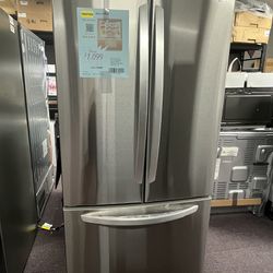 Refrigerator Lg French Door 33’ New Open Box Very Good Condition 1 Year Warranty  Delivery Free