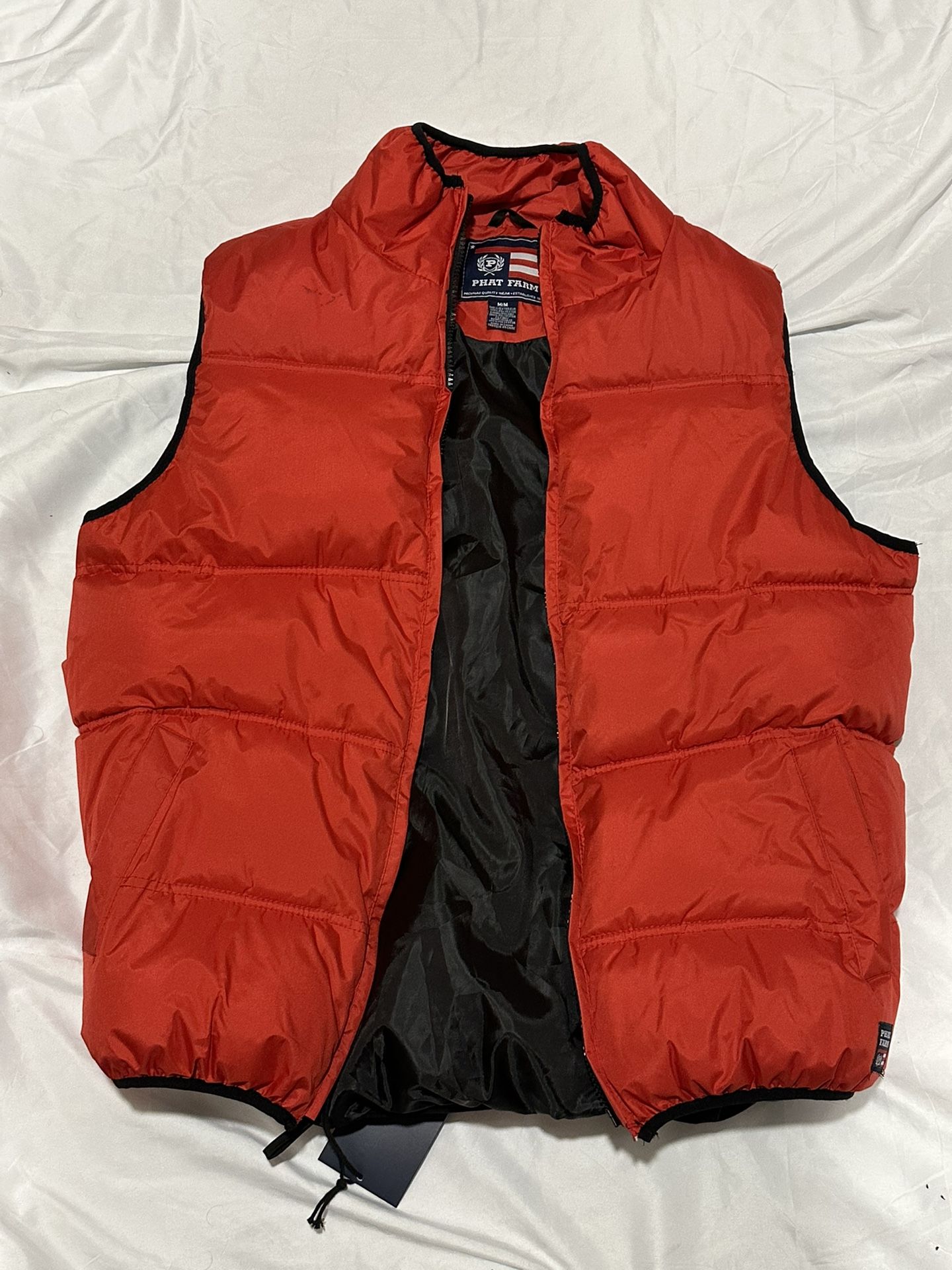Medium Red Puffer Jacket Vest