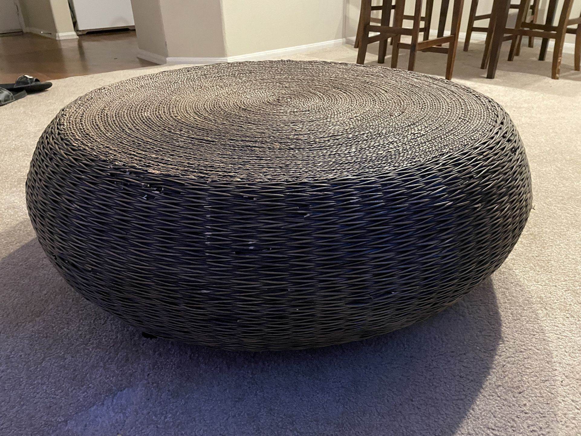 Woven Ottoman 