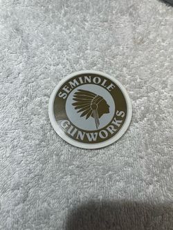 Seminole Gunworks Round Logo Sticker