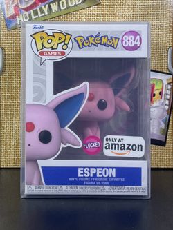 FUNKO POP ESPEON 884 FLOCKED AMAZON EXCLUSIVE POKÉMON