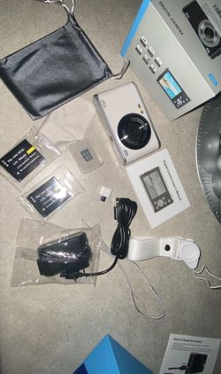 Digital Camera, UHD 4K Digital Camera with Front and Rear Camera, Autofocus 48MP 16X Digital Zoom Vlogging Camera with 32GB Card, 2.8 Inch Screen Comp