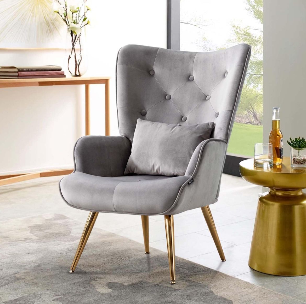 Accent Chair Modern Single Lounge Chair Classic Single Seater Sofa