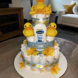 Baby Duck Diaper Cake