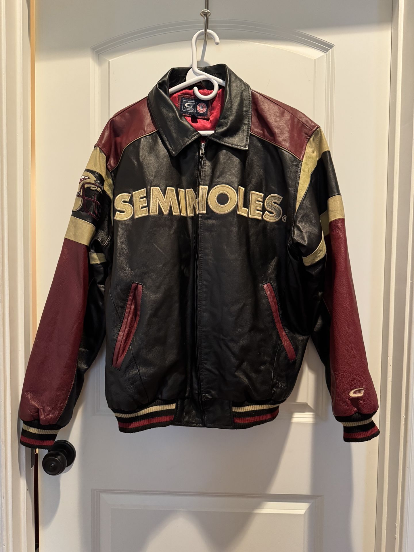Vintage all leather Florida Seminoles Letterman’s Jacket.
