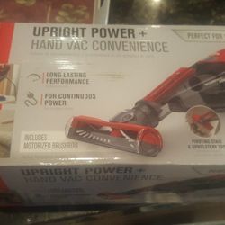 Dirt Devil upright hand vacuum convenience