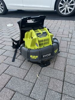 Ryobi Leaf blower With 6v 40 Volt Battery And Charger