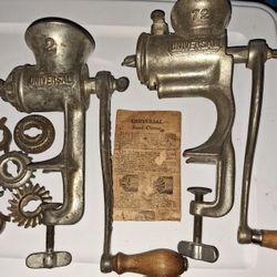 Antique Meat Grinders