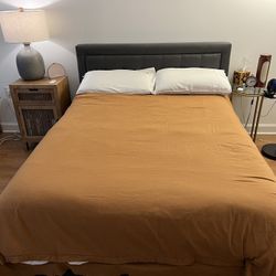 Full size Nectar bed frame + mattress 