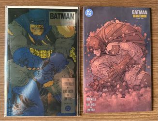 Batman Dark Knight Returns Book 2 facsimile foil and variant