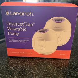 Brand new Lansinoh DiscreetDuo Wearable Breast Pump