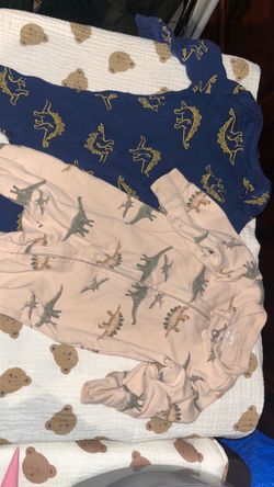 Carter's Baby Dinosaur Sleeper and Bodysuit Set