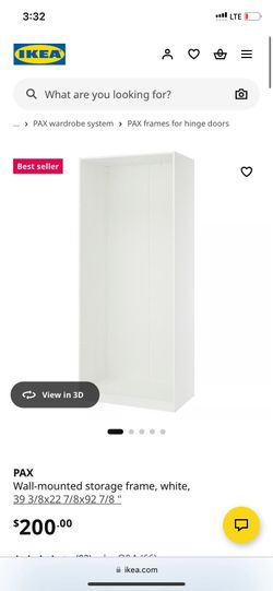 Ikea Grey wall mounted storage frame( dimensions in photos)