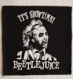 Patch Cloth Sew On Beetle Juice Bettie Page