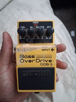 Boss bass over drive