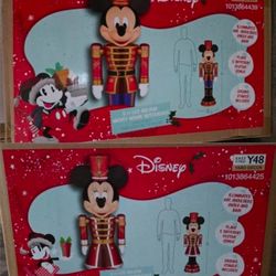 Mickey and Minnie Disney Nutcracker 5 Ft LED Holiday Plays Music