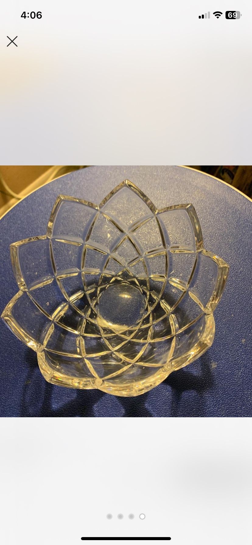 Crystal Candy Dish