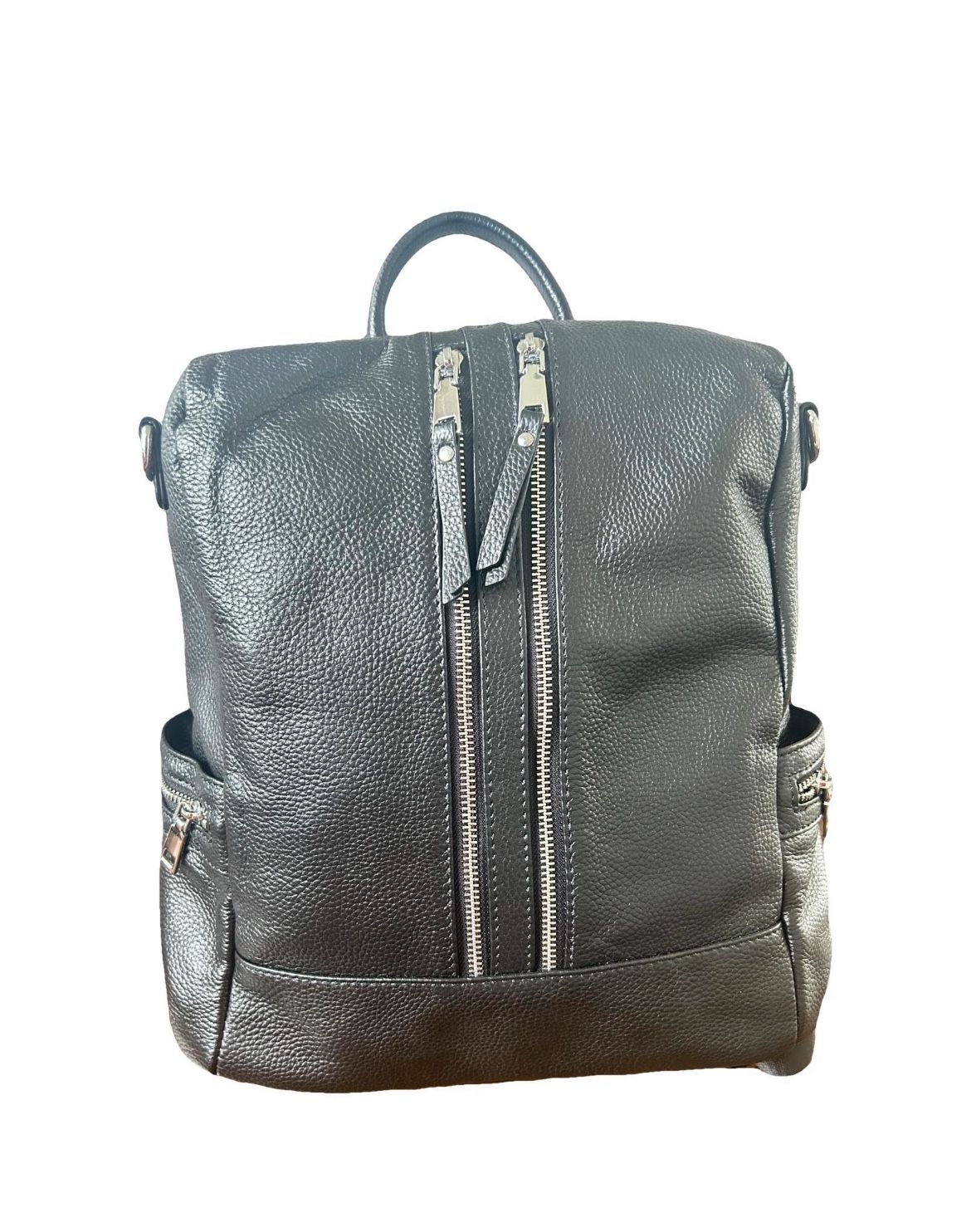 Uni-Sex Genuine Leather Backpack, Handbag