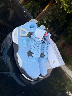Jordan 4 Azul Claro con Gris – Nuevo