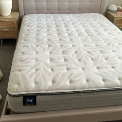 Sealy Queen Size Mattress and Bed Frame 