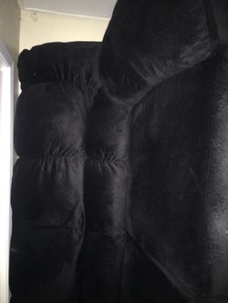 Black sofa in good condition need to get rid of asap got no space