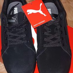 Women's  Size 10 Puma Steel Toe Shoes