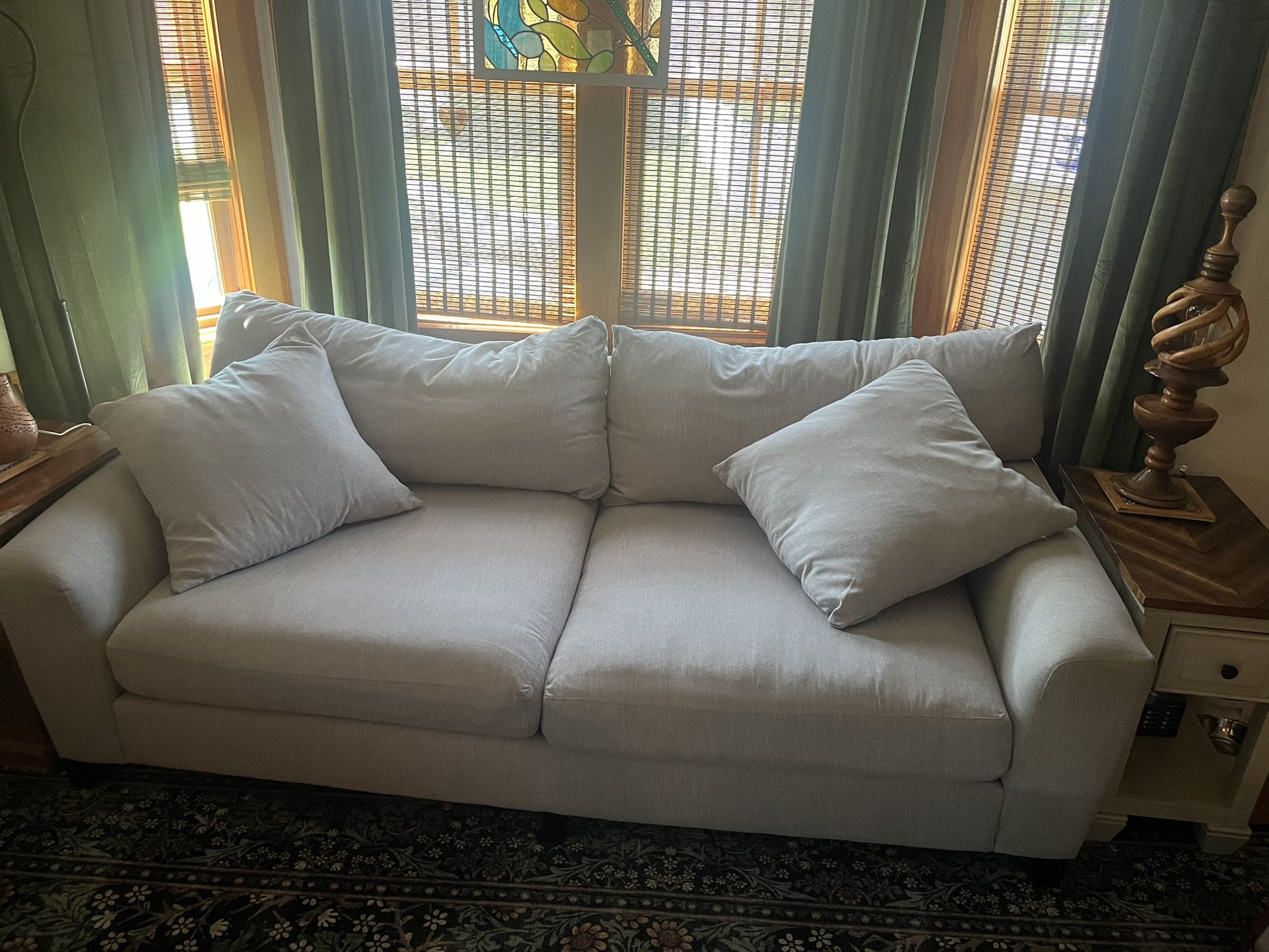 Feather Down Filled Couch- 86x43x35