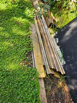 Wood 2x4s long and short