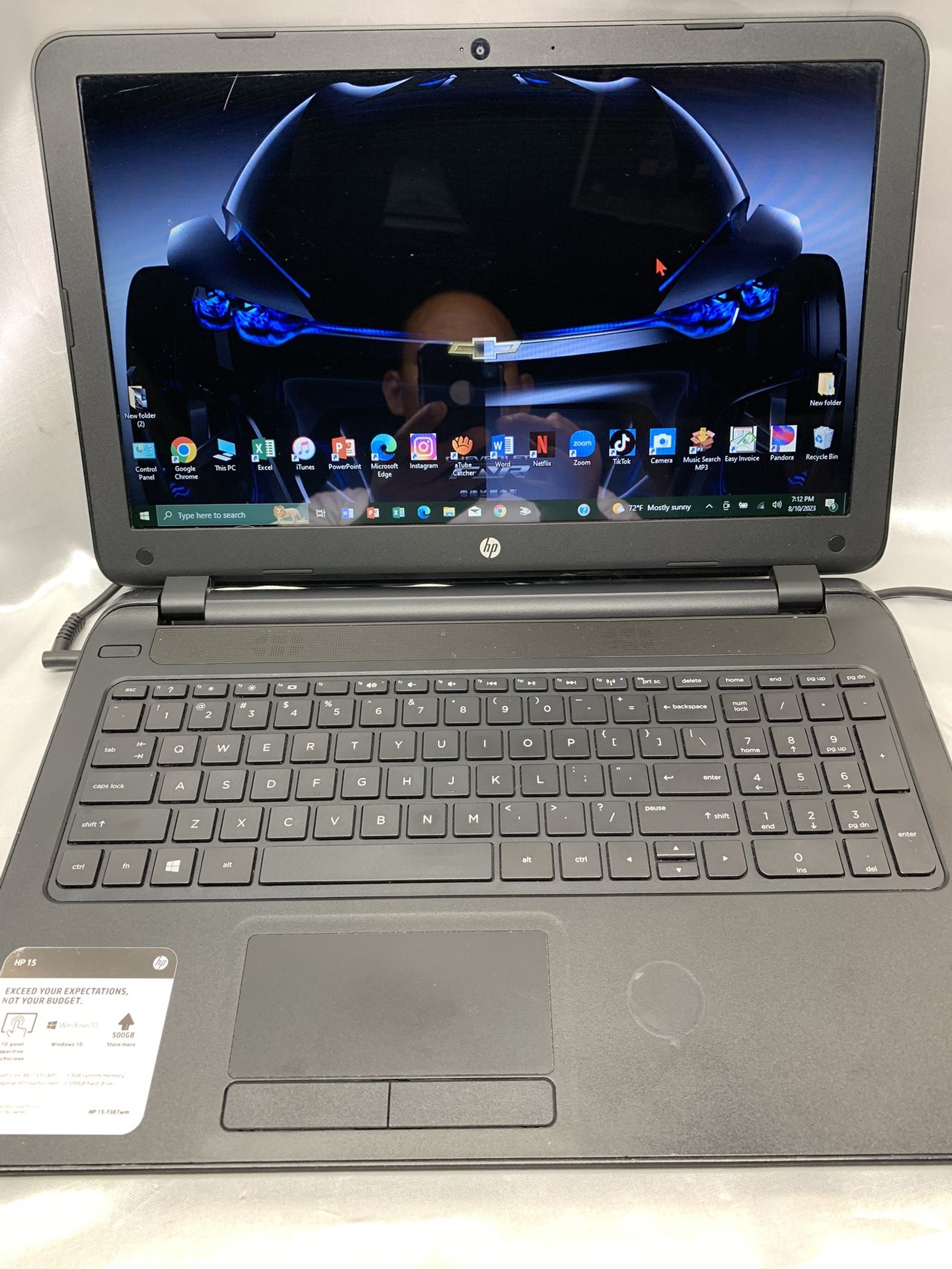 HP NOTEBOOK AMD. build On 07/16/2021…120.0 GB SSD ( Capacity ) ..8.0 GB RAM . Comes With MICROSOFT 2019… FULLY LOADED