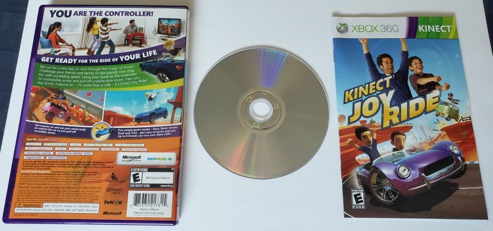 Jogo Kinect Joy Ride Xbox 360 Original